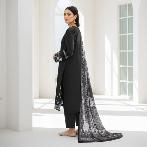 3pc lawn embroidered shirt vol-AH-1806