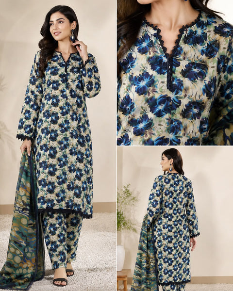 stitched lawn 3 piece sale