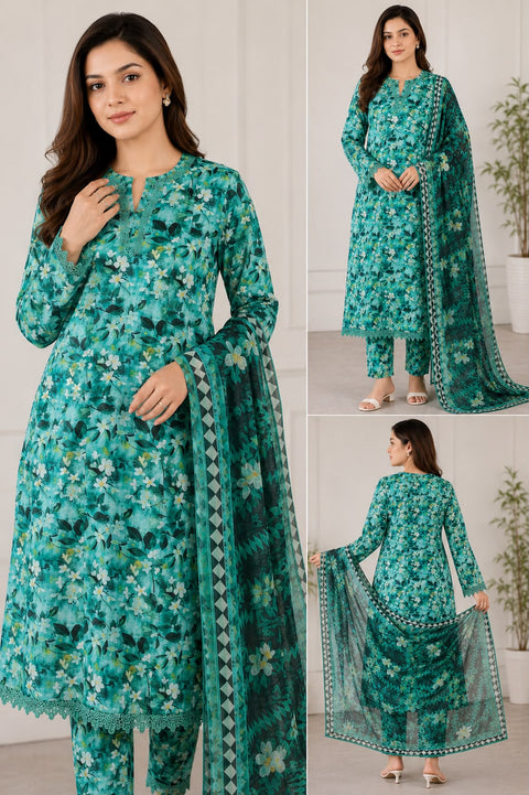 stitched lawn 3 piece sale
