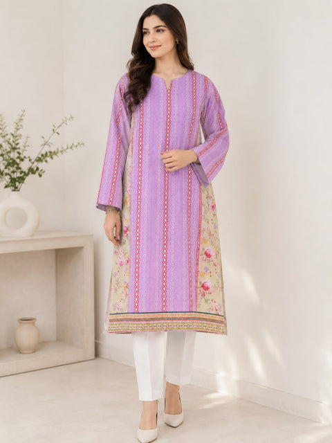 stitched lawn 3 piece sale AND FREE KURTI SHIRT